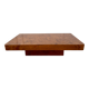 Table basse vintage en loupe d’orme