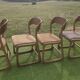 4 chaises Baumann modèle Traîneau