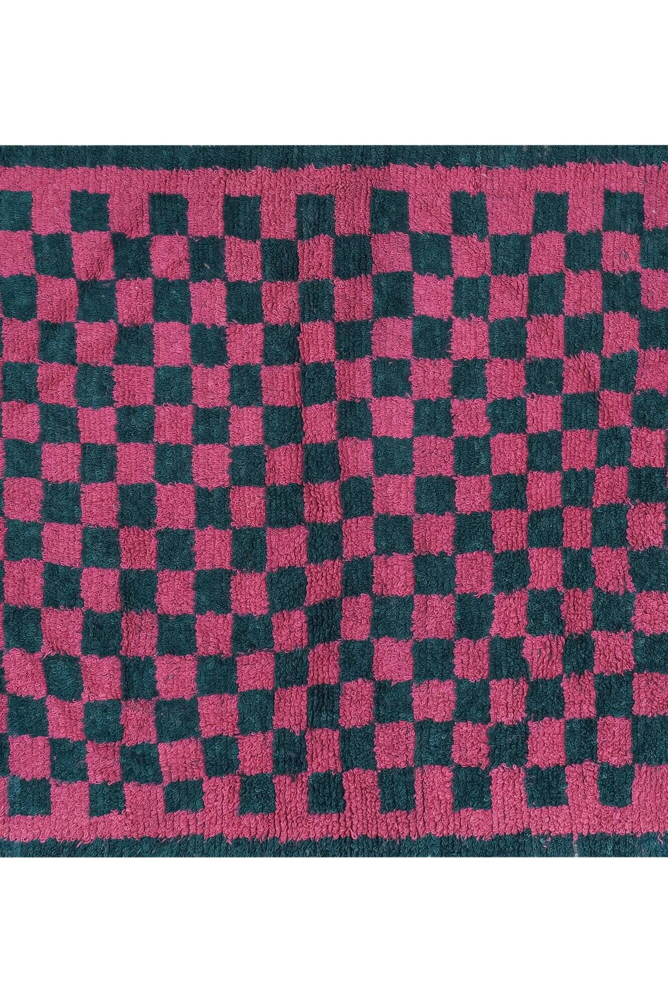 Vintage Turkish handmade rug 144x190 cm