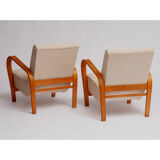 Pair of armchairs Halabala HF11