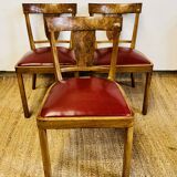 Set of 3 Art Deco chairs - 483004