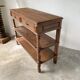 Oak console drapery 1950