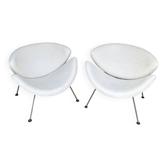 Pair of Orange Slice armchairs, Pierre Paulin for Artifort, 1960s