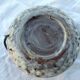 Art Deco ceramic vase wrought iron frame with lemon tree decoration L Date