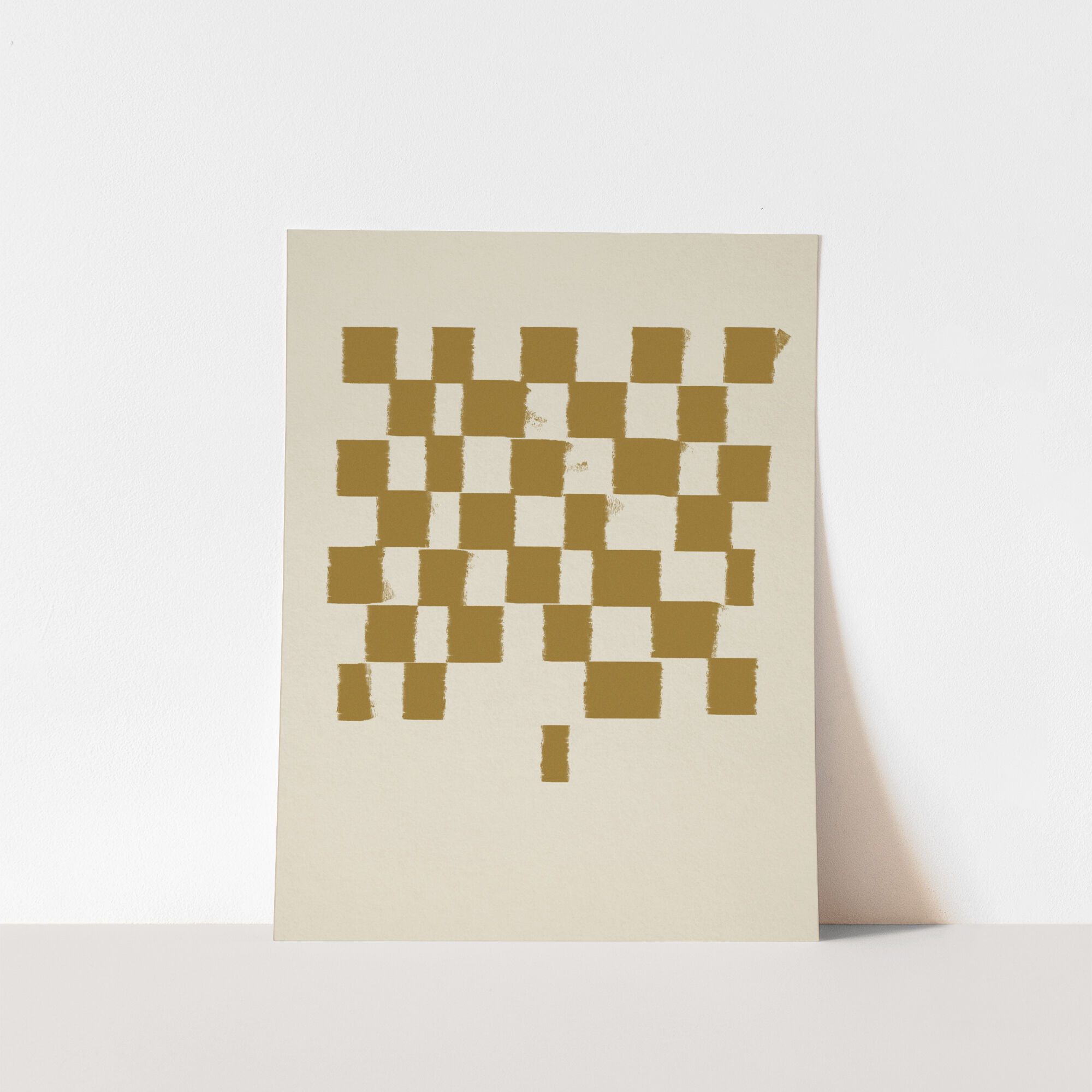 Chequers giclee art print, 50x70cm