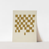 Chequers giclee art print, 50x70cm