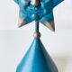Metal star candle holder