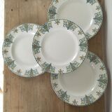 Flat plates iron earth Longwy Mimosa