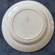 Large round plate from Longwy ironstone