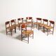 Ensemble de huit chaises 316/317 par Hvidt & Mølgaard-Nielsen pour Søborg, 1955-56