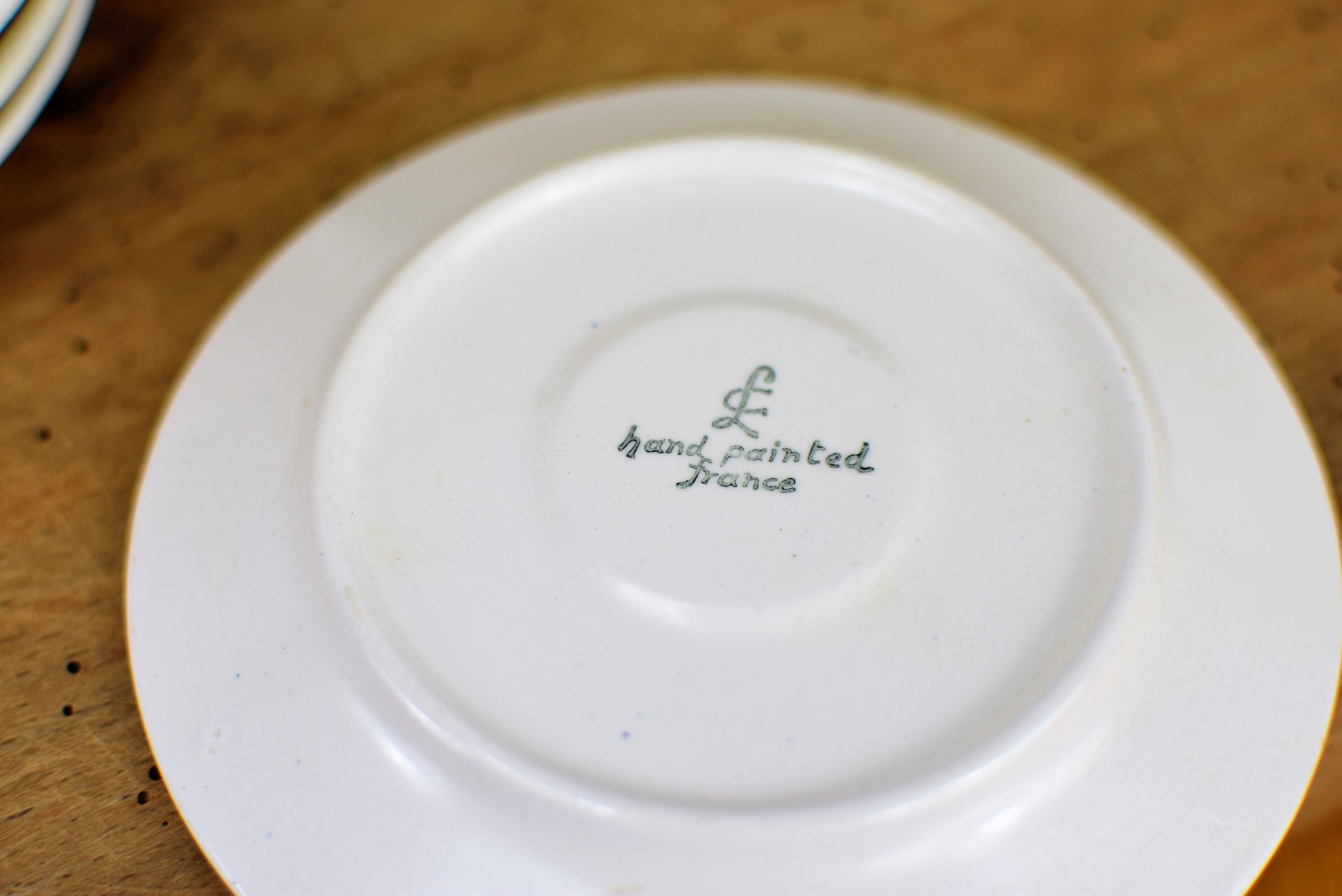 set of 4 coffee cup "longhamp Limoge"