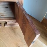 Art deco wooden bedside table