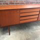 Scandinavian teak sideboard design 1960