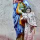 Large statue of Saint Anne Teaching the Virgin Mary to Read Malicorne 38cm