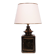 Superb square Ceramic Table lamp 1970s France