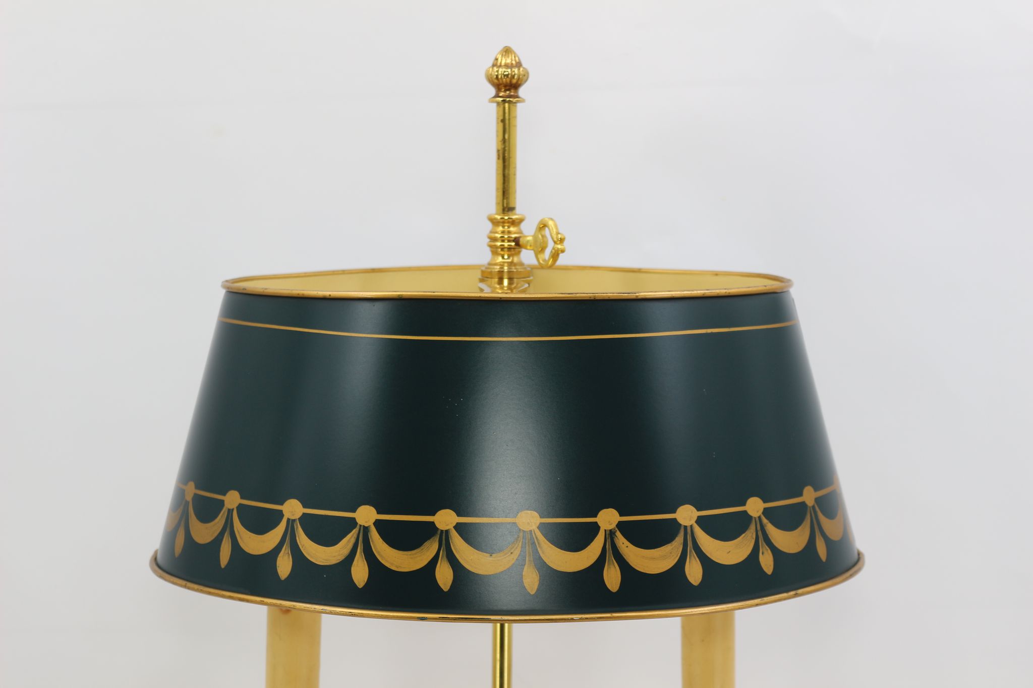 Hot water bottle lamp in solid bronze gilded louis XVI style "Lucien Gau"