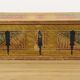 Antique painted folk art wedding chest