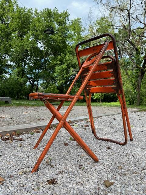 Vintage metal chair