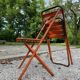 Chaise métal vintage