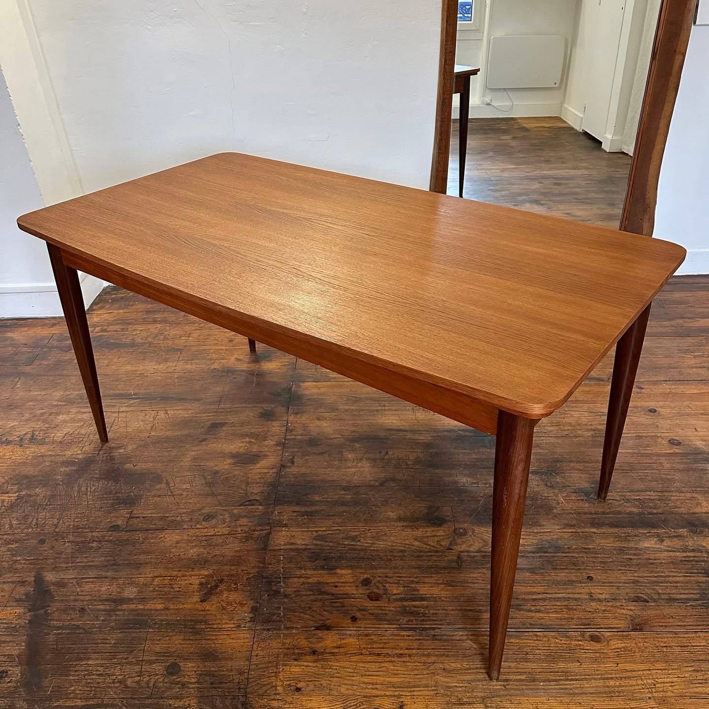 Extensible table by Oswald Vermaercke, 1960