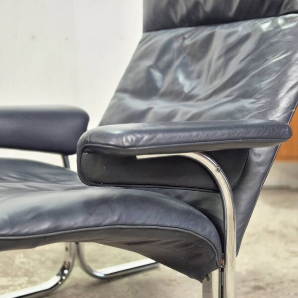 Fixez le prix ! Fauteuils lounge De Sede DS-2030 2x + ottoman, vintage.