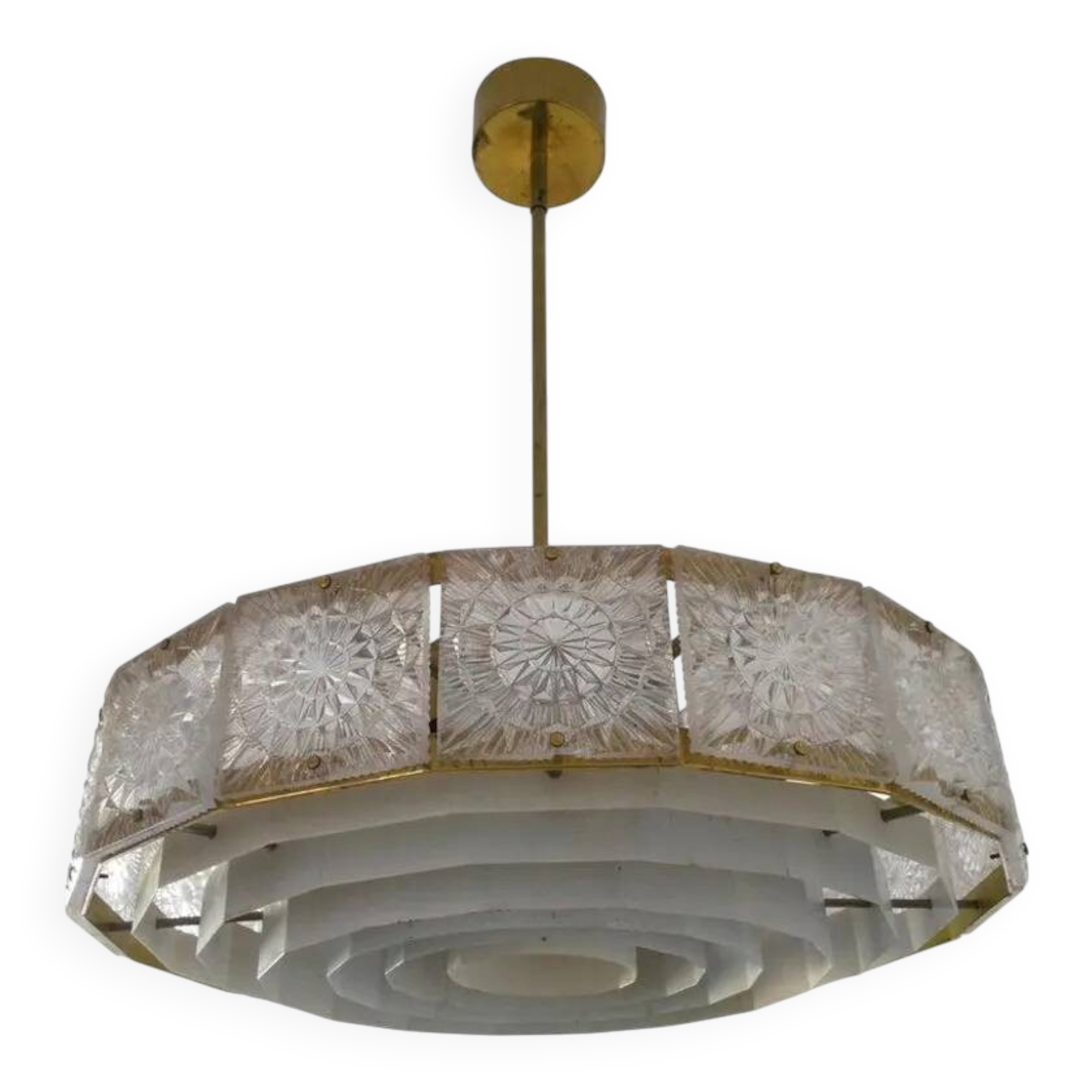 Huge Chandelier/pendant by Kamenický Šenov, 1970s