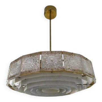 Huge Chandelier/pendant by Kamenický Šenov, 1970s