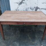 Old farmhouse table in rustic oak -1m35