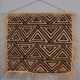 Hand Crafted Kuba Cloth Wall Hanging from D.R. Congo, 1960's