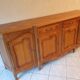 Buffet en merisier massif style Louis XV