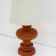 Mid-century modern Scandinavian oak table lamp from Möllers
