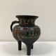 Ancient Chinese bronze tripod vase