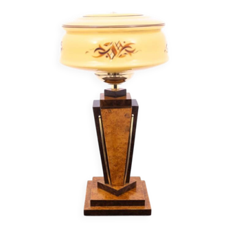 Art Deco table lamp from Poland, 1950s.