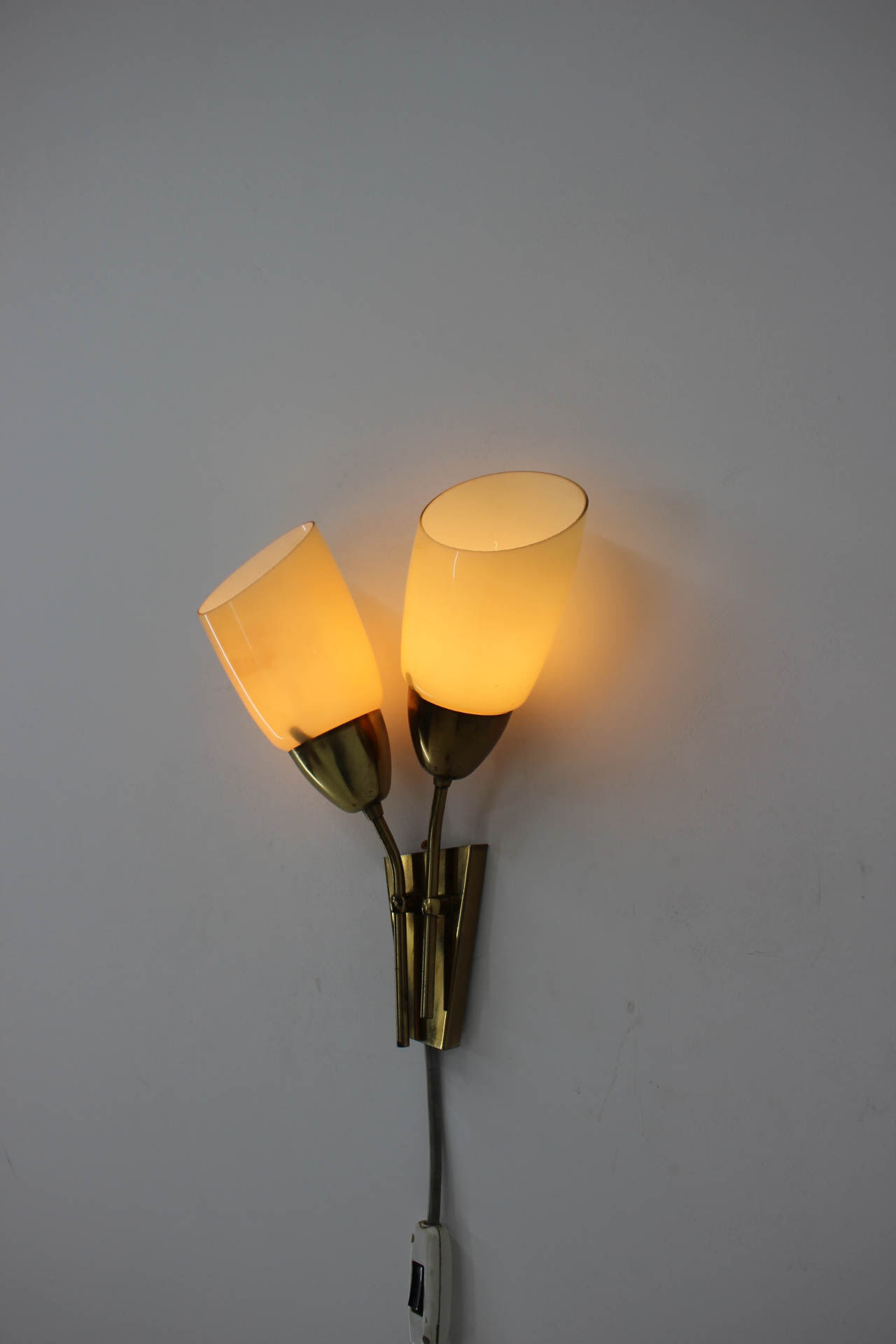 Wall lamp by Kmenicky Senov, 1950
