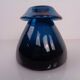 Hand-Blown Blue Glass Vase, Italy, 1960s