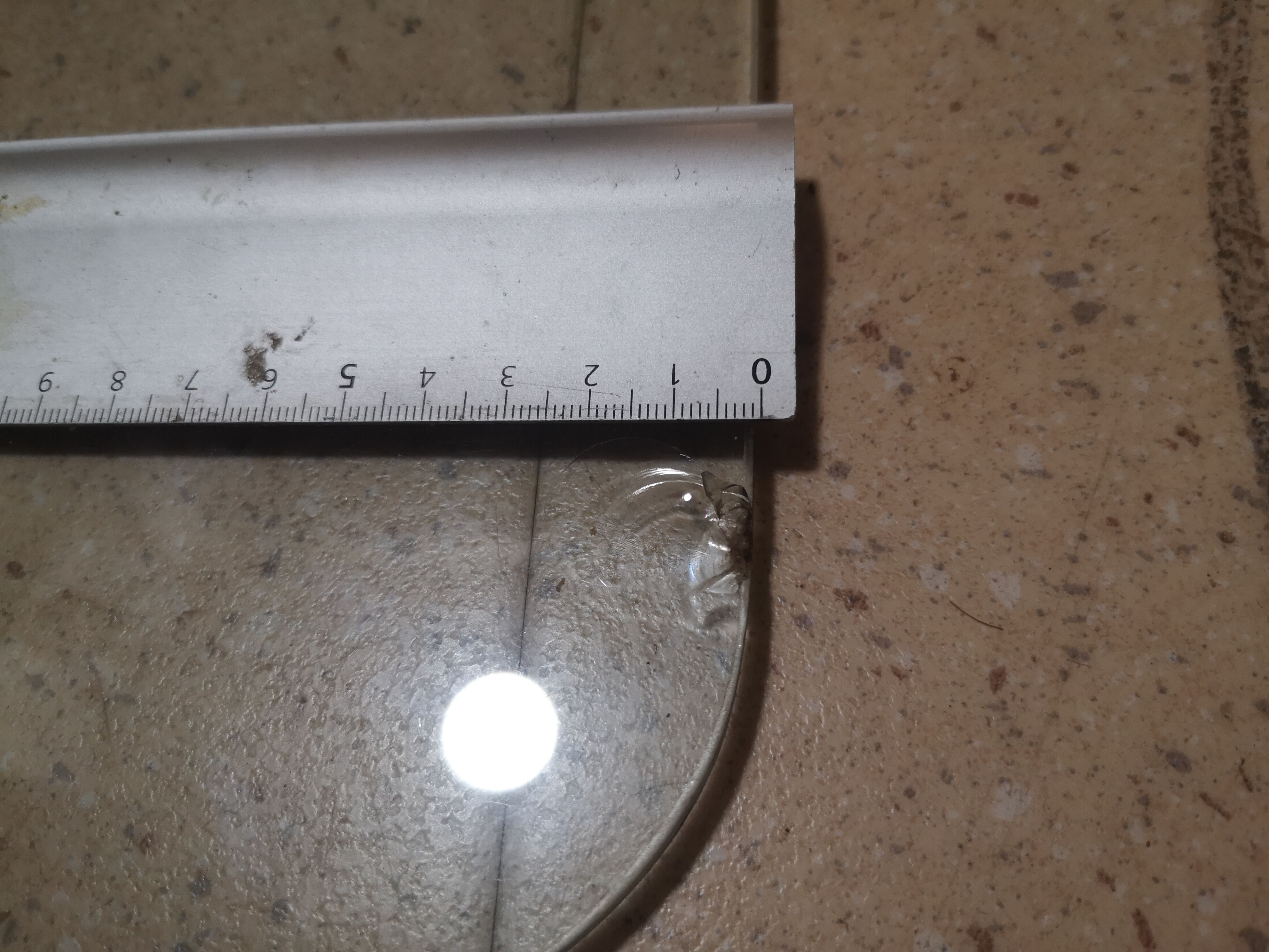 Vintage coffee table chrome and glass