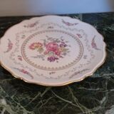 Plat service motif rose  porcelaine bavaroise