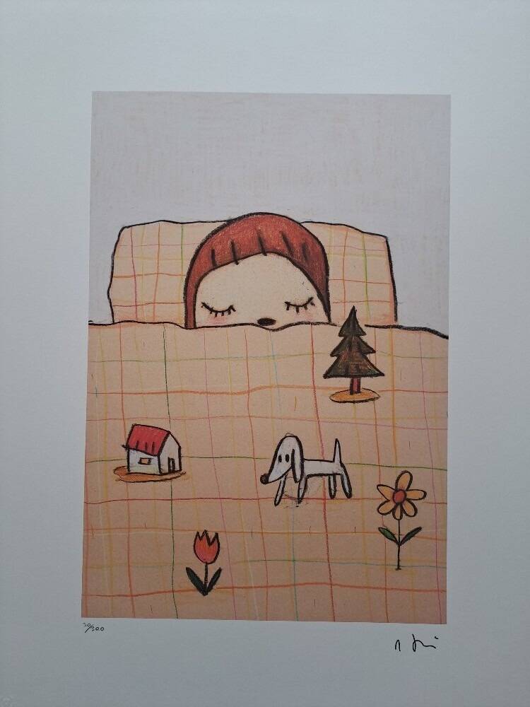 After Nara Yoshitomo, Sleeping Girl, 1990s, Limited Edition Lithograph