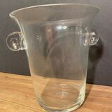 Grand seau en verre cristallin