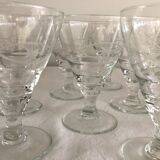 Verres à eau 1930