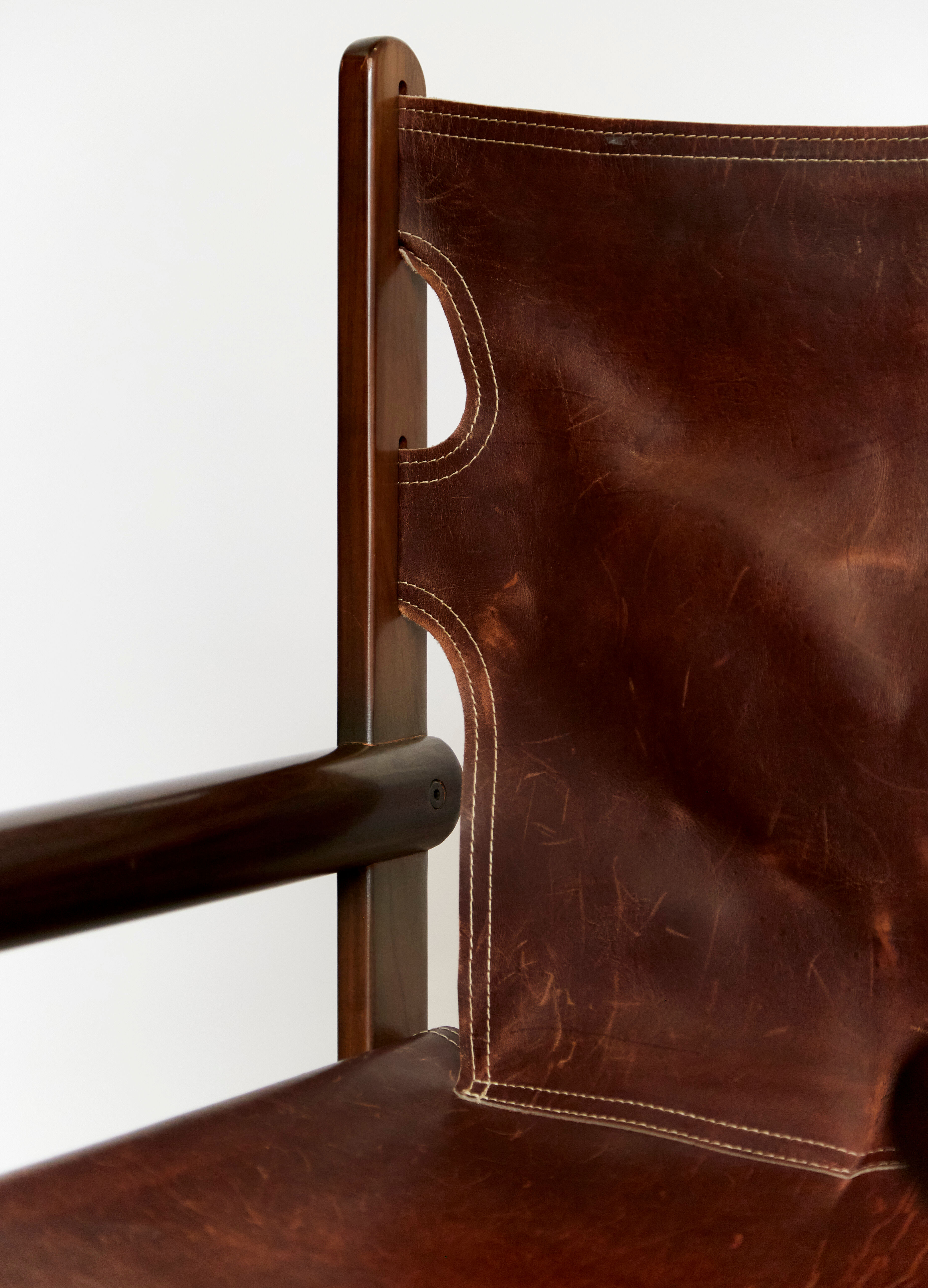 Sergio rodriguez folding chair & ottomane for oca