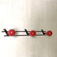 Vintage 60's wall coat rack