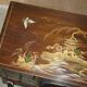Chinese dresser circa 1920 in walnut with Chinoiserie decoration.