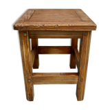 Solid wood stool