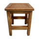 Solid wood stool