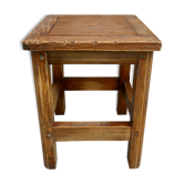 Solid wood stool