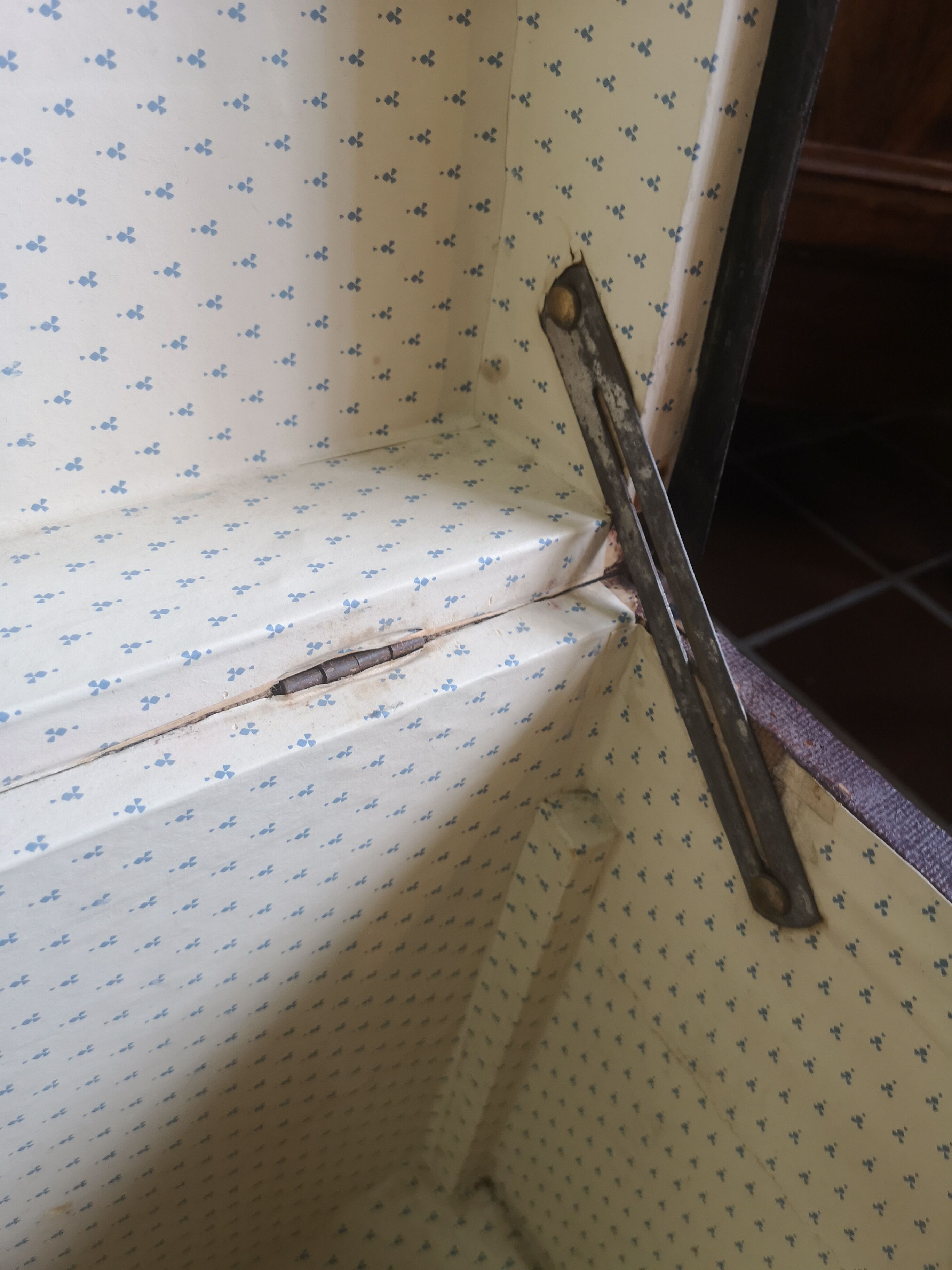 Ancient travel trunk