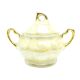Rococo sugar bowl, porcelain, Chodzież, Poland, 1970s