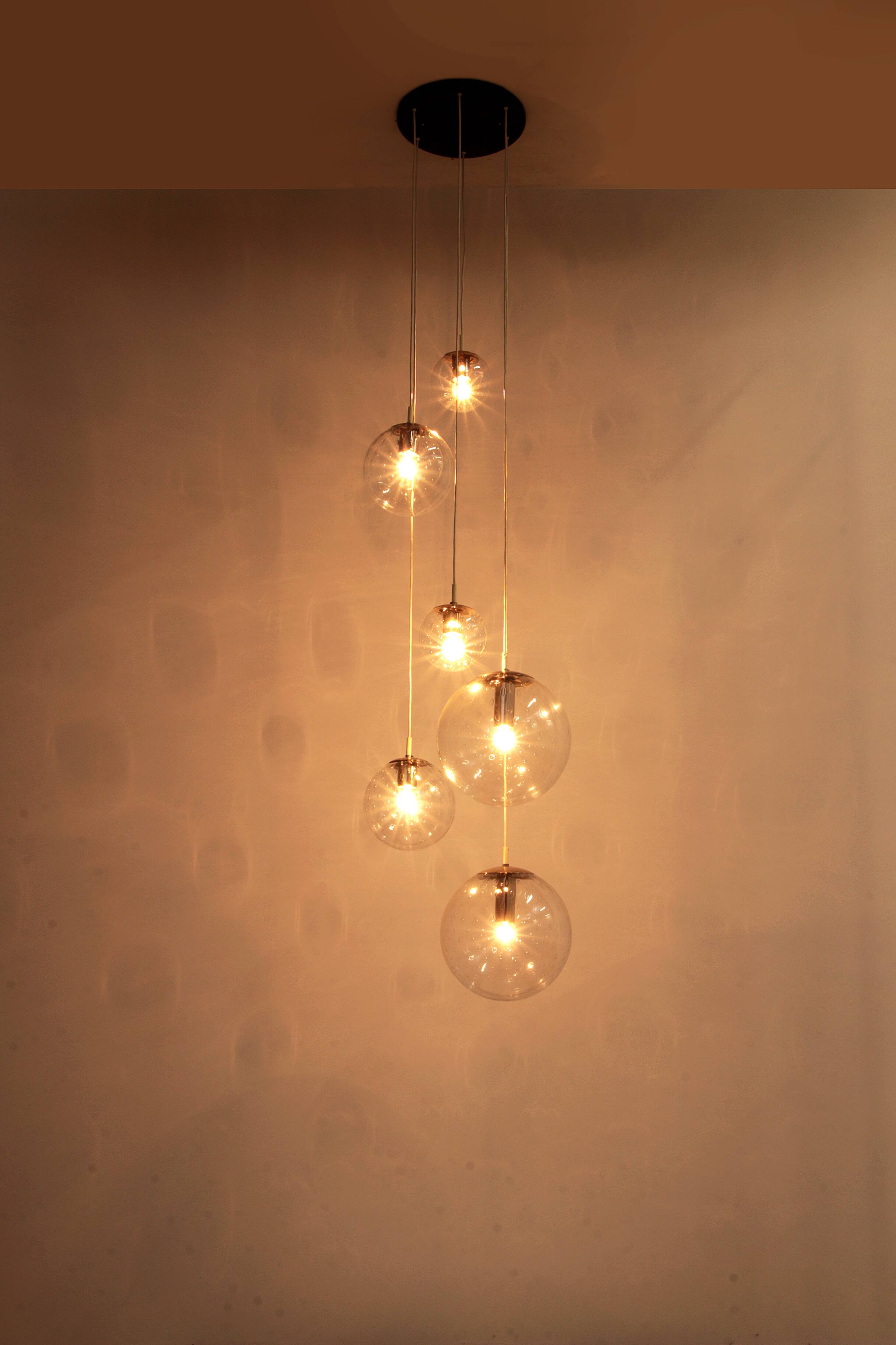 Raak Amsterdam Hanging Lamp Model B 1285 Design, 1968 Netherlands.