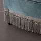 Fauteuil crapaud gris bleu